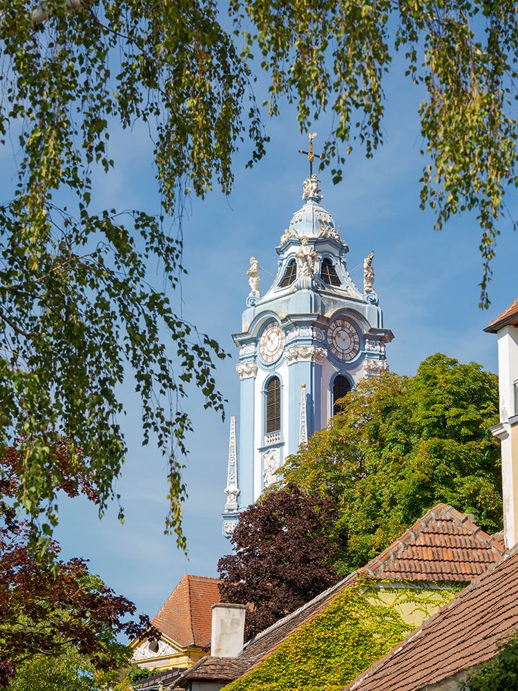 The collegiate church-Historic town Durnstein-UNESCO World Heritage Site-Lower Austria